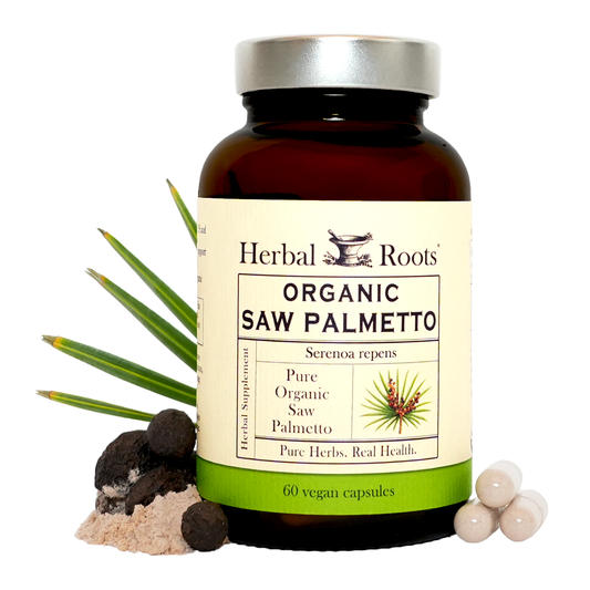 Herbal Roots Organic Saw Palmetto Capsules