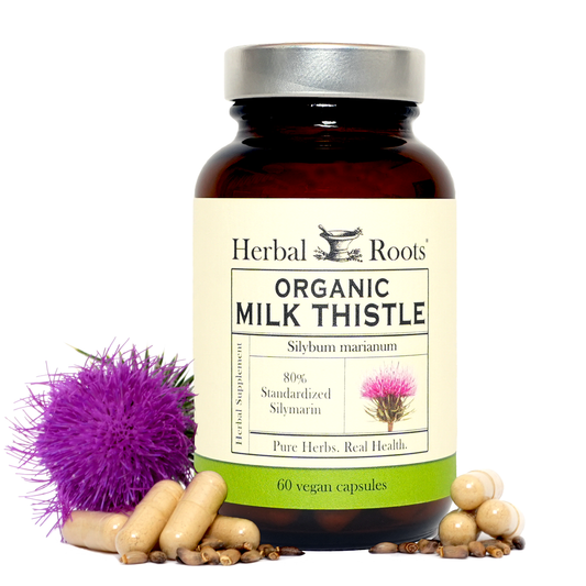 Herbal Roots Organic Milk Thistle Capsules