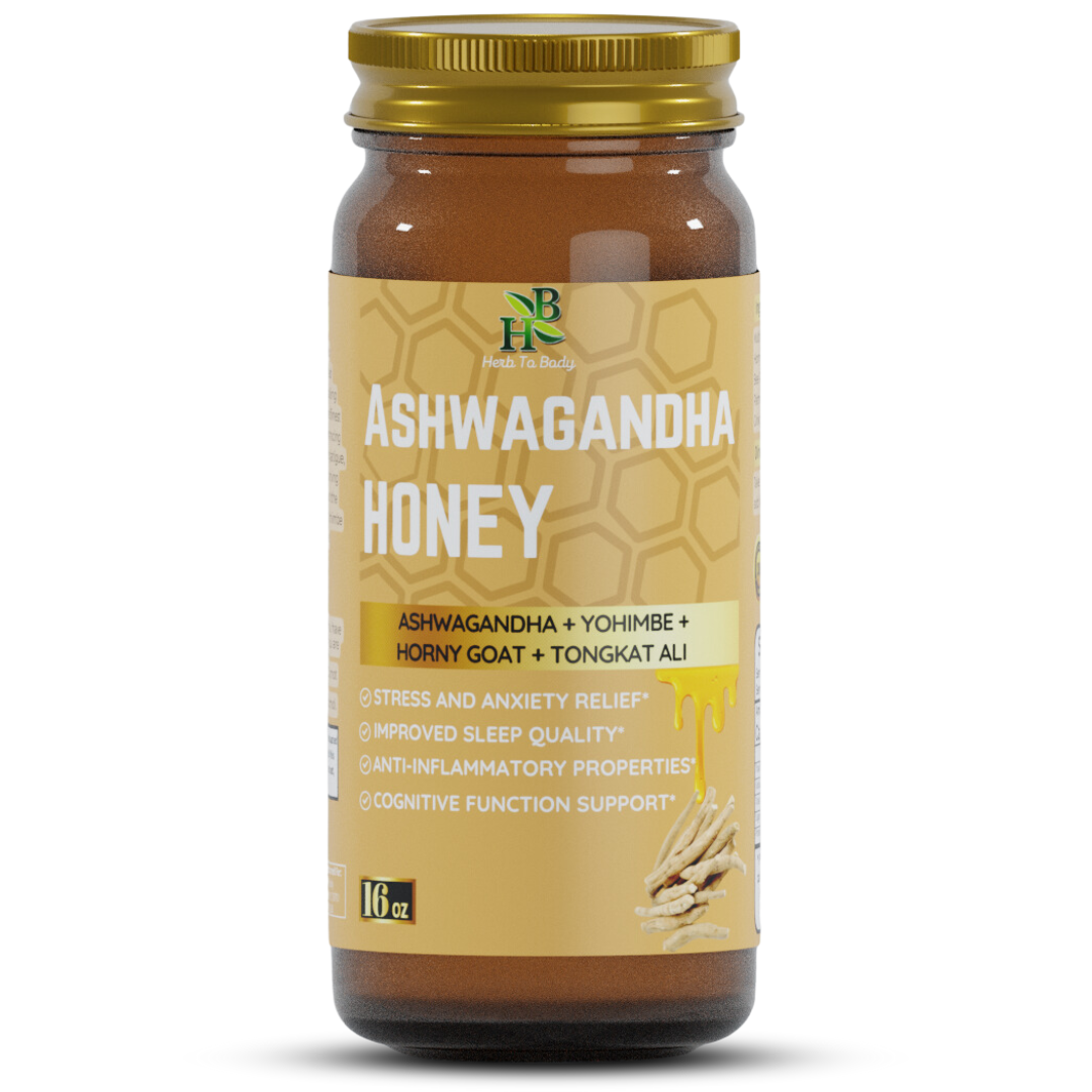 Ashwagandha Honey 16oz | Honey & Ashwagandha Delicious Blend