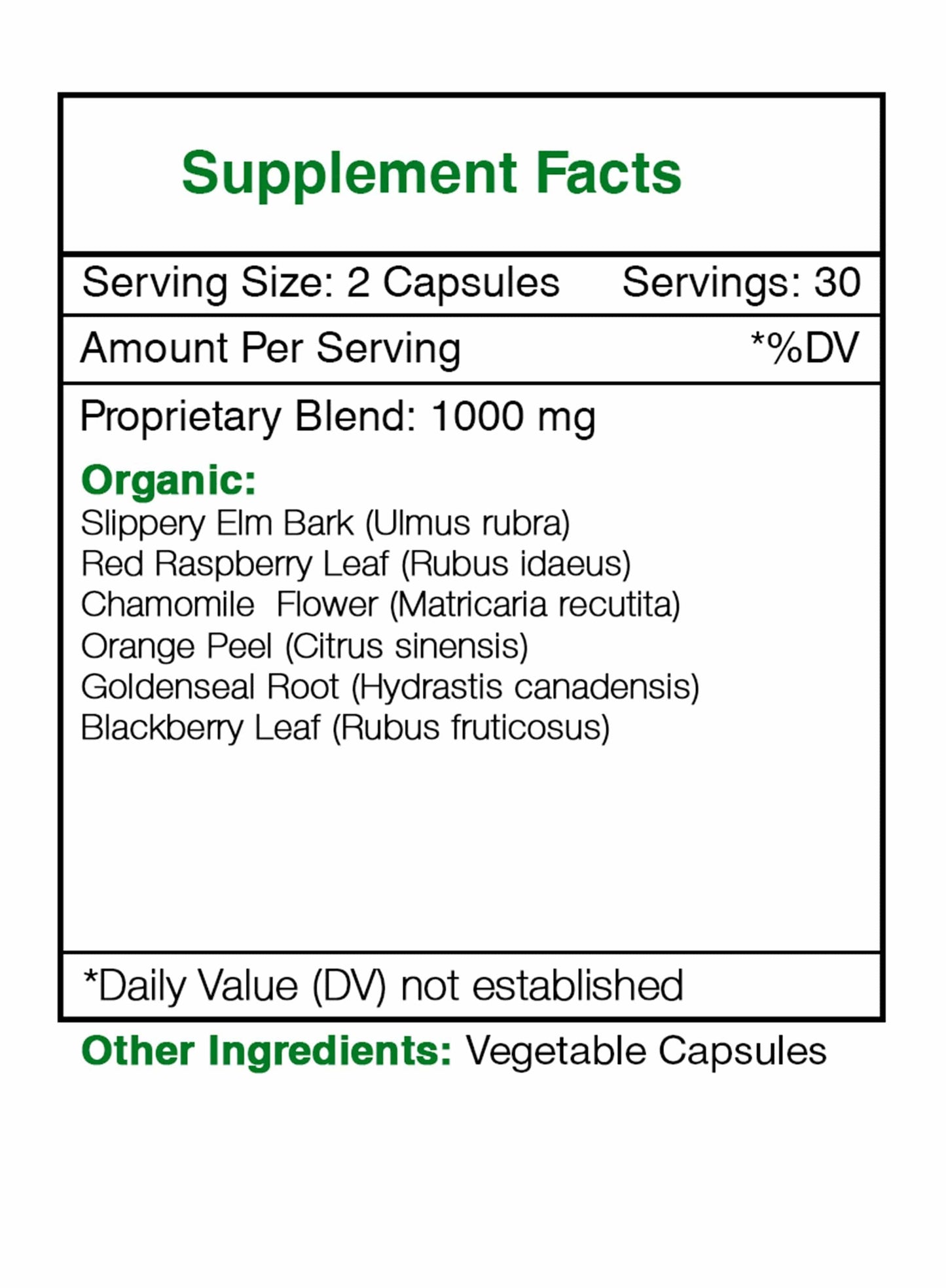 Diarrhea Tribal Care Capsules. Healthy BM Support