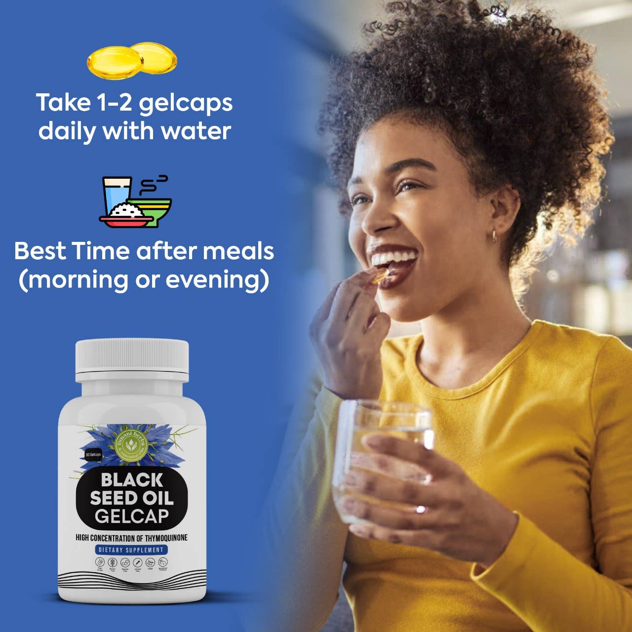 Black Seed Oil 500mg Gelcap 90