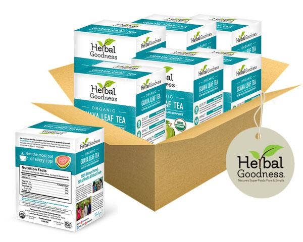 Guava Leaf Tea - Organic - Tea 24/2g - Sleep Aid & Blood Sugar Support - Herbal Goodness