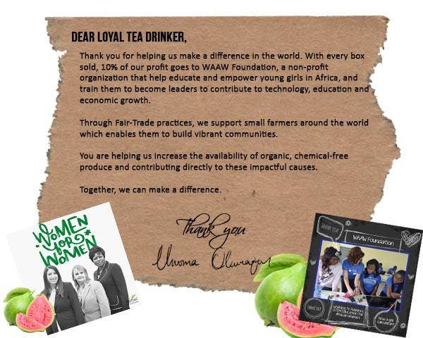 Guava Leaf Tea - Organic - Tea 24/2g - Sleep Aid & Blood Sugar Support - Herbal Goodness