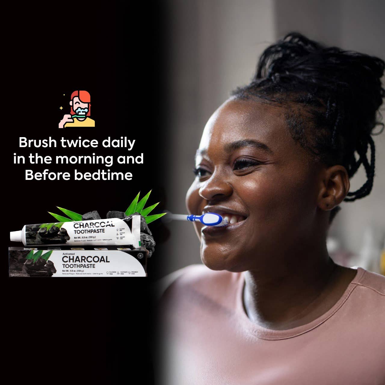 Yunani Activated Charcoal Toothpaste 