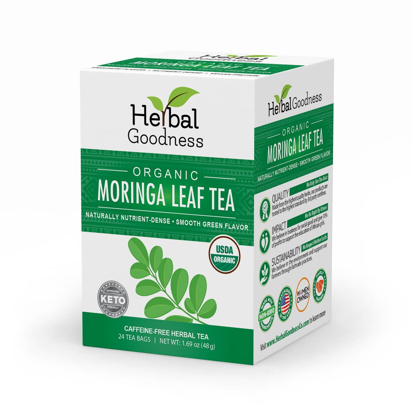 Moringa Leaf  - Tea - Immunity & Wellbeing - Herbal Goodness