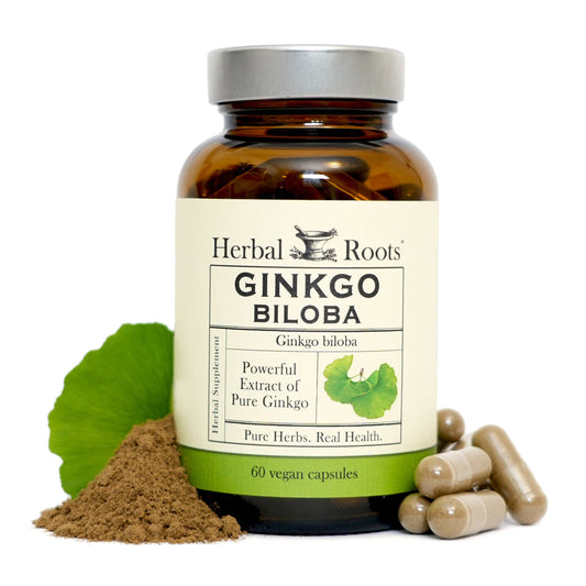 Herbal Roots Organic Ginkgo Biloba Capsules