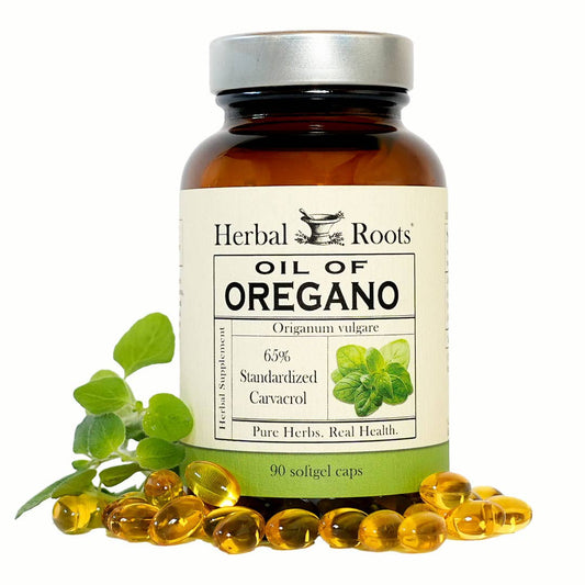Herbal Roots Oil of Oregano Capsules