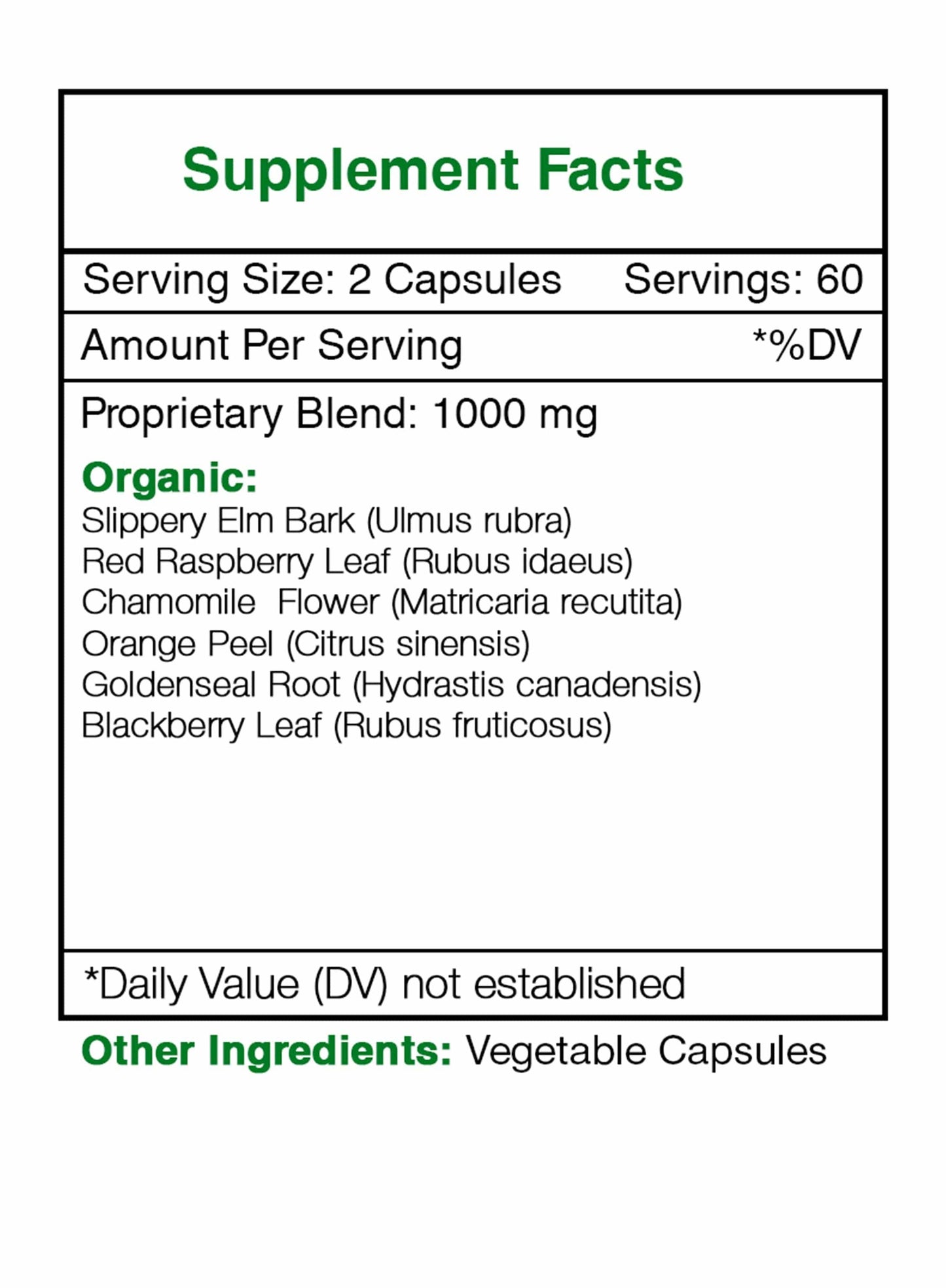 Diarrhea Tribal Care Capsules. Healthy BM Support