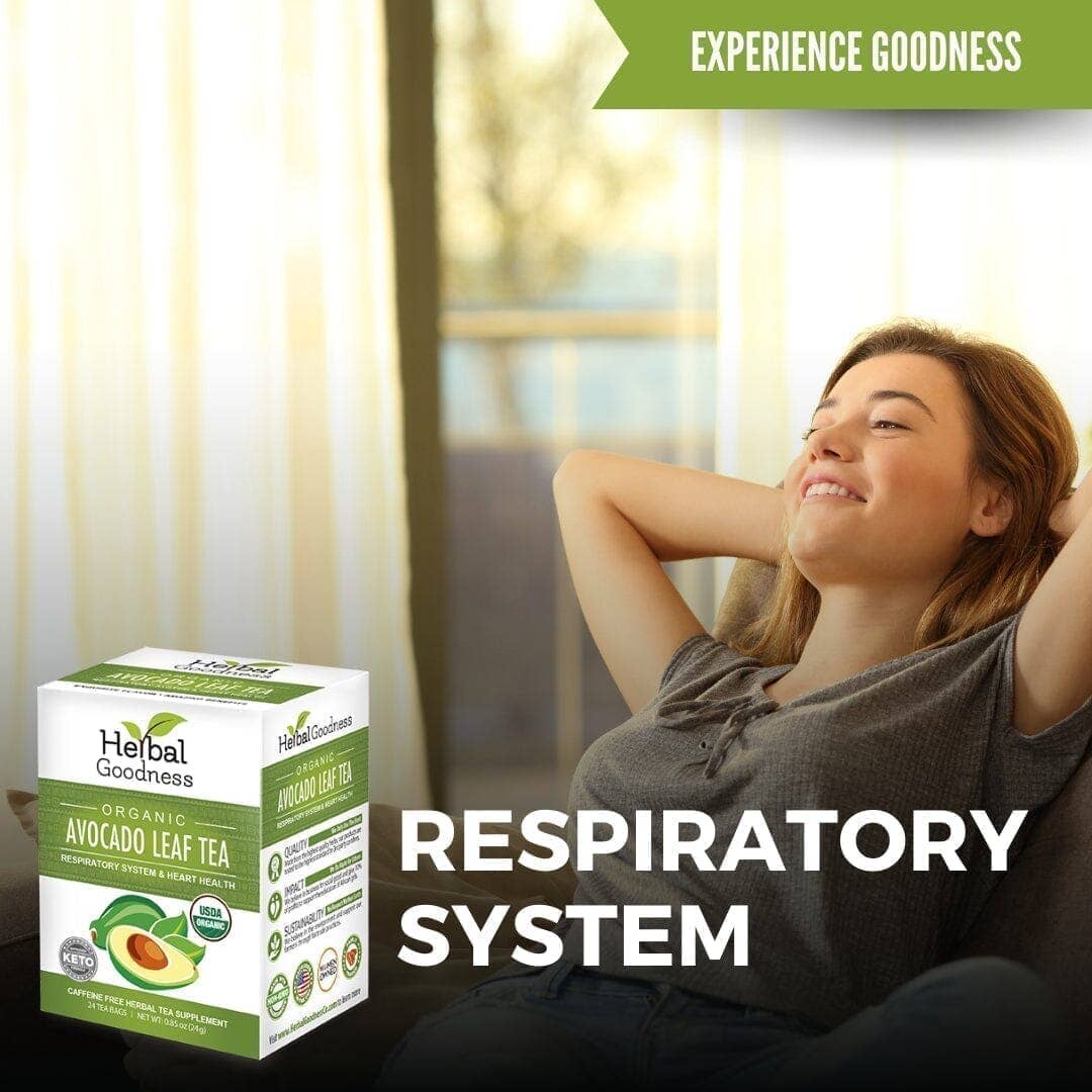 Avocado Leaf Tea - 24/2g - Respiratory & Heart Support