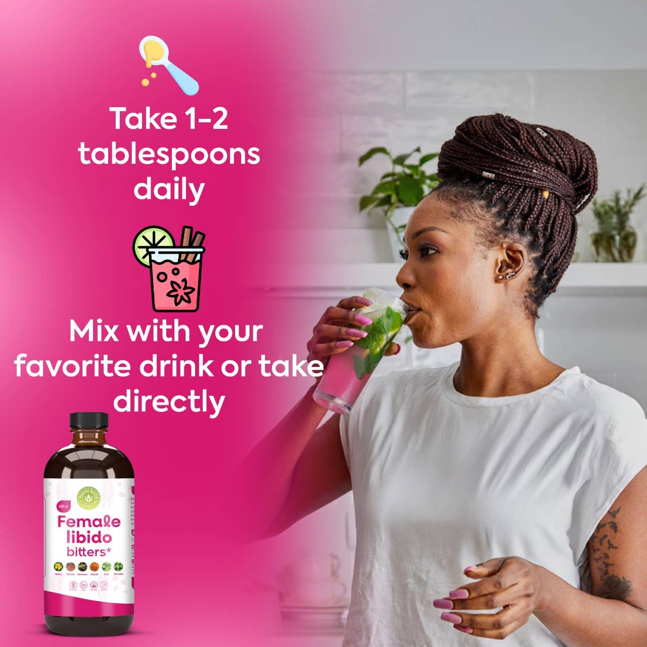 Female Libido living bitters 480mls