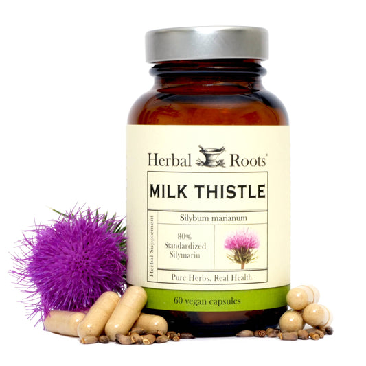 Herbal Roots Organic Milk Thistle Capsules