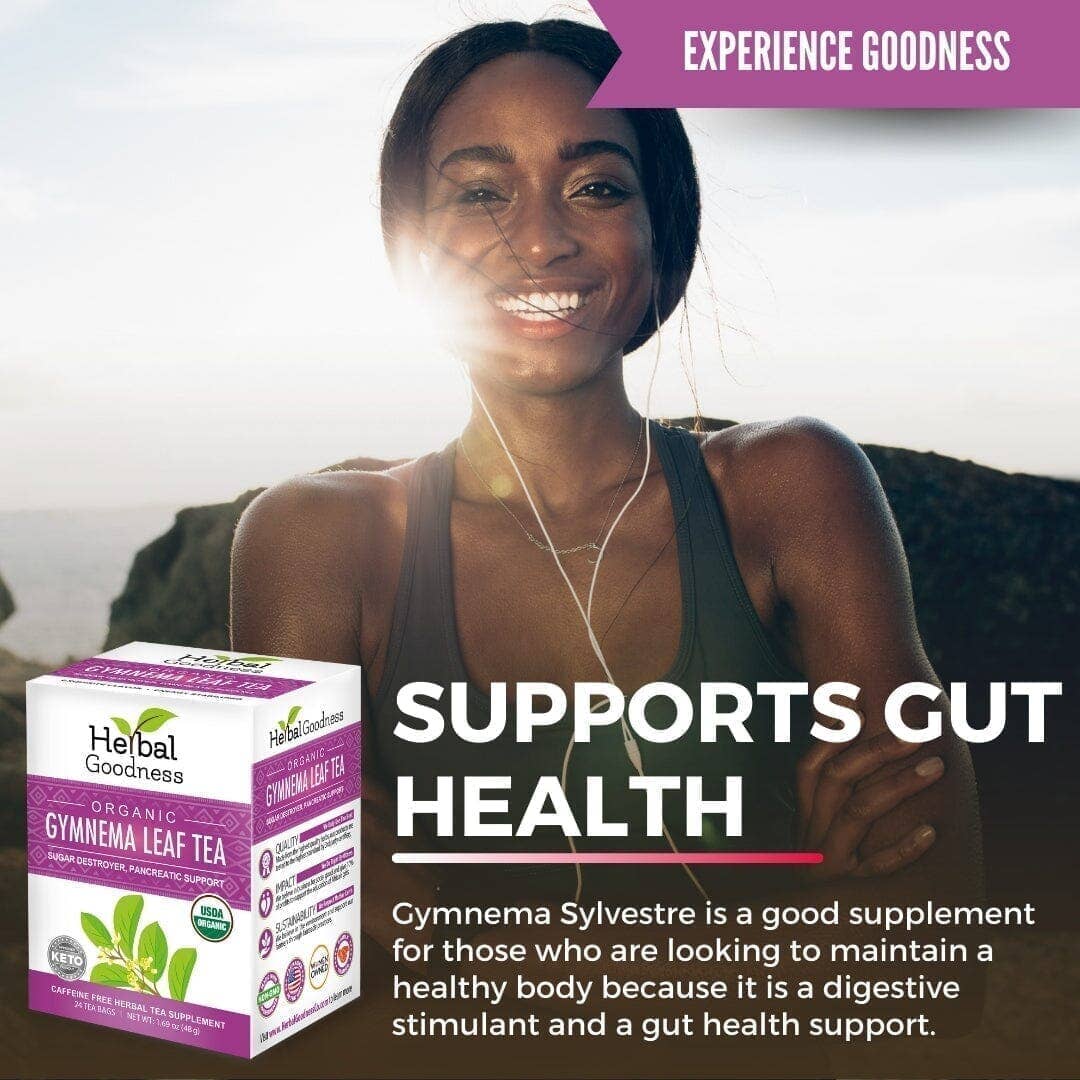 Gymnema Leaf Extract - Organic - Tea 24/2g-Gut Support