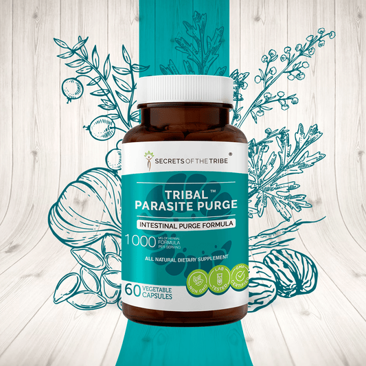 Tribal Parasite Purge Capsules. Intestinal Purge Formula