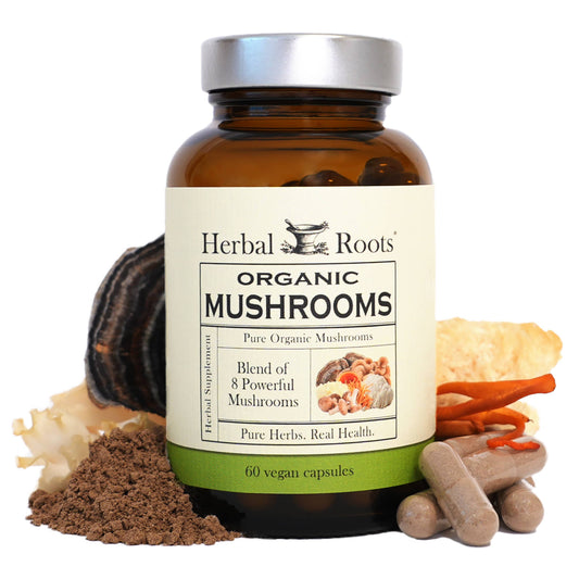 Herbal Roots Organic Mushroom Blend Capsules