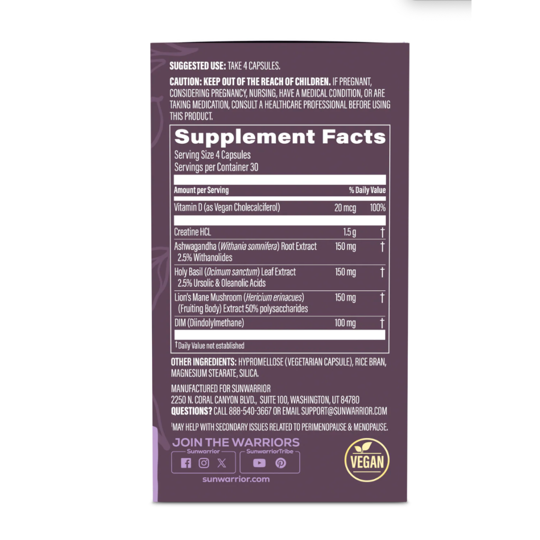 Active Creatine HCL Capsules For Her 40+ - Vegan