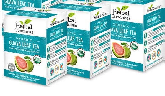 Guava Leaf Tea - Organic - Tea 24/2g - Sleep Aid & Blood Sugar Support - Herbal Goodness