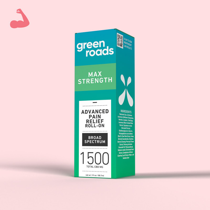 Green Roads Advanced Pain Relief Roll-On - Max Strength